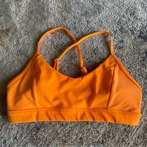 Alo yoga No Limit Bra- Neon Apricot